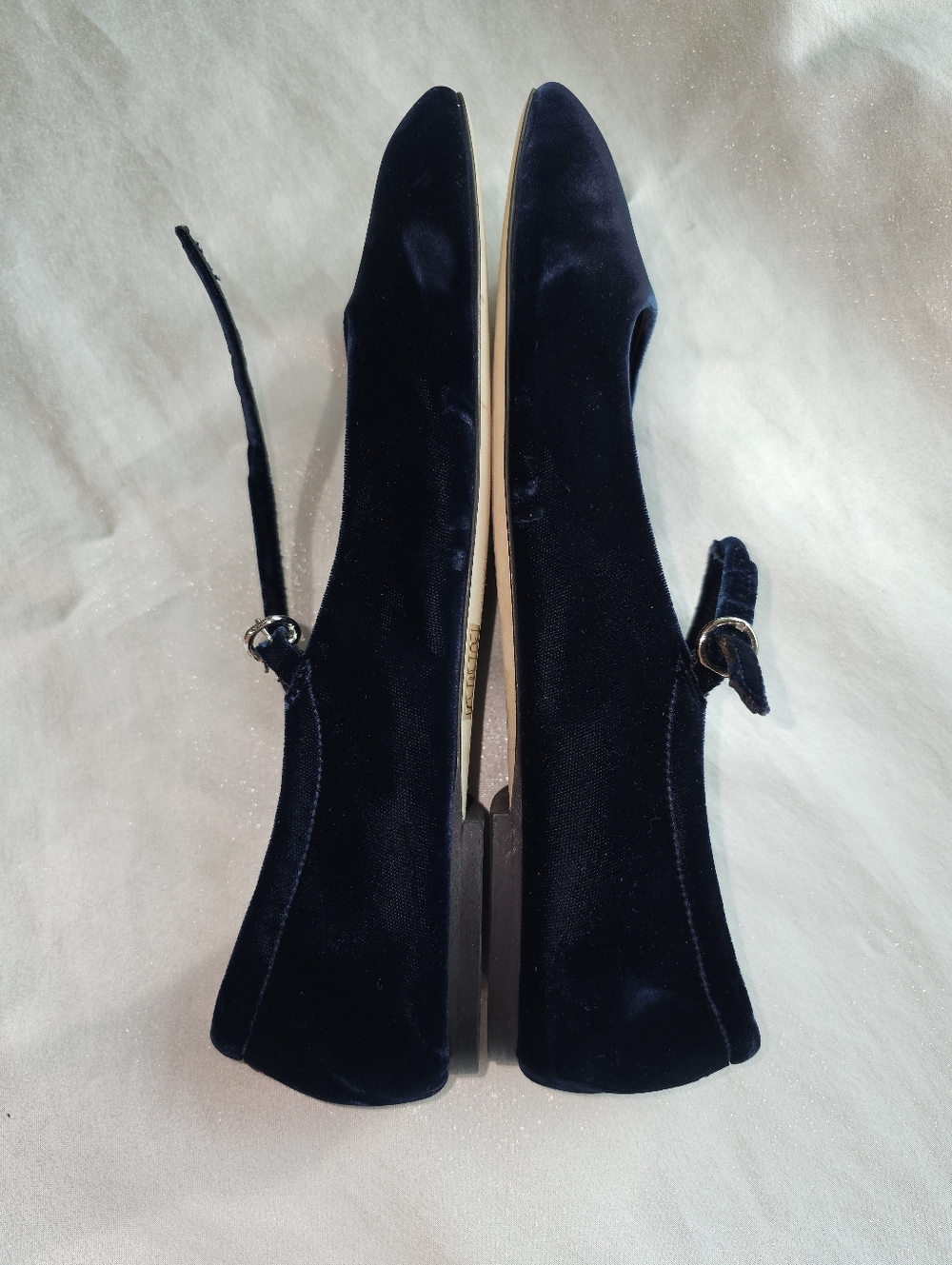AEYDE Uma Velvet Mary Jane Ballet Flats Sz IT40/US10 - Picture 9 of 11